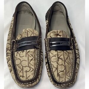 Calvin Klein Derekmen's CK Logo Loafers Size 10.5